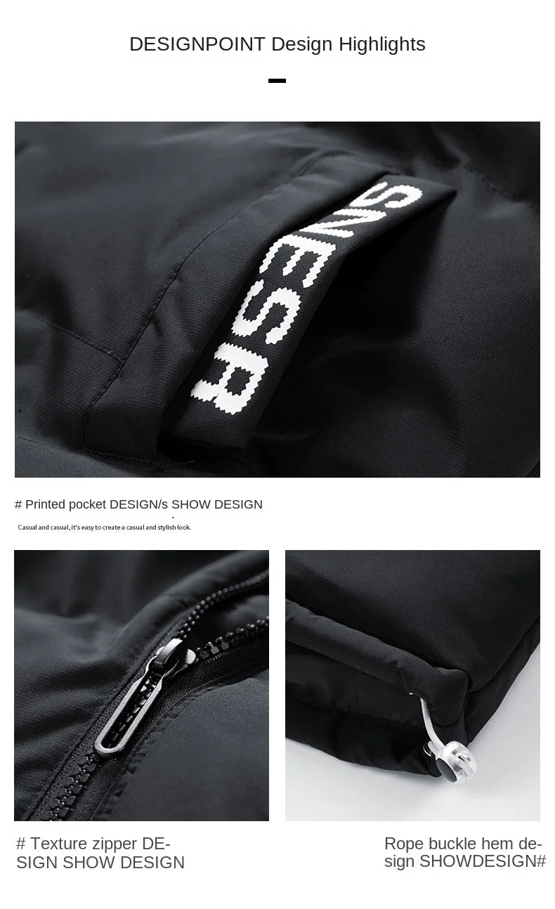 New Casual Hooded Cotton-Padded Coat – Durable & Breathable Jacket