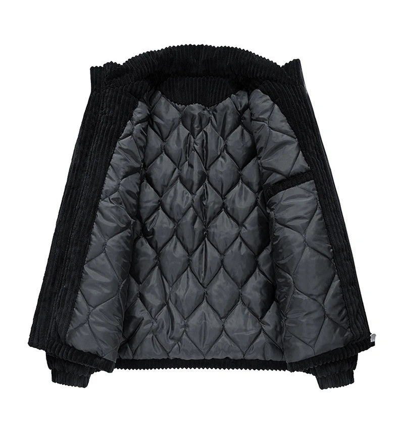 Unisex Thick Warm Winter Jacket – Trendy Collar Workwear Coat