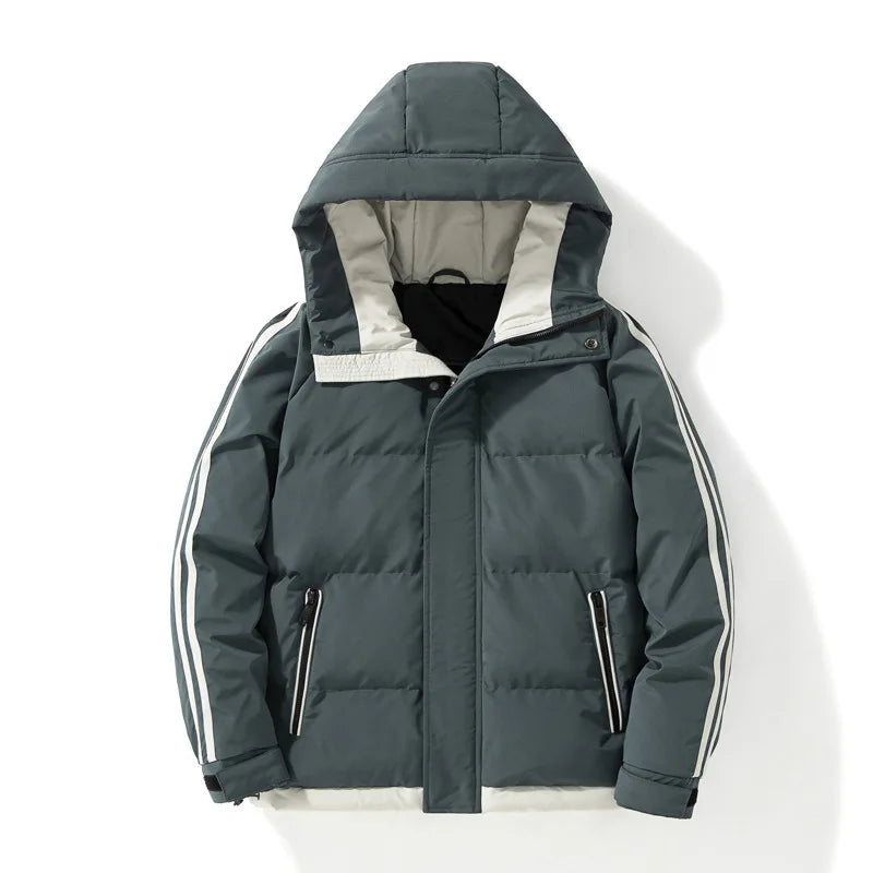 2025 Men's Thick Cotton Hooded Jacket