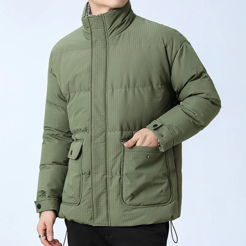 Men’s Large Size Winter Jacket – Warm & Classic
